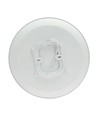 Plafonnier LED 18W - Ø25cm, Hauteur : 5,2cm, Bord blanc, avec anneau noir inclus