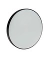 Plafonnier LED 24W - Ø32cm, hauteur : 5,2cm, bord blanc, avec anneau noir inclus