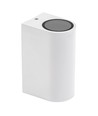 Applique murale GU10 avec éclairage haut/bas - IP54 extérieur, Blanc, Sans source lumineuse