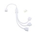 Câble séparateur 3 voies RGB+WW - 12/24V, blanc