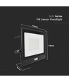 Projecteur LED V-Tac 50W avec capteur - puce LED Samsung