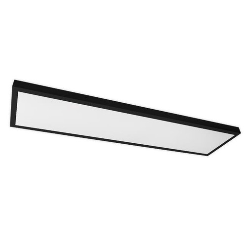Panneau LED 120x30, 60W - 80lm/W, intégré dans un cadre noir