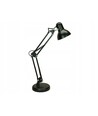 Lampe Architecte Classique Noire - Incl. pied et pince de table, Douille E27, Sans source lumineuse