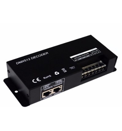 Contrôleur DMX 512 RGB+W - 12V (384W), 24V (768W)
