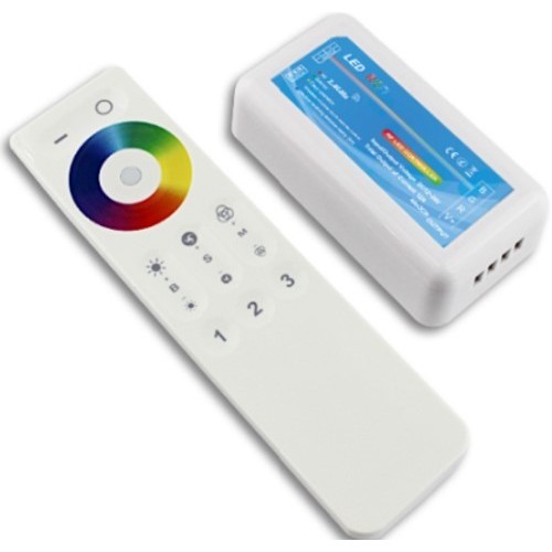 Contrôleur RGB avec télécommande - RF sans fil, 12V (144W), 24V (288W)