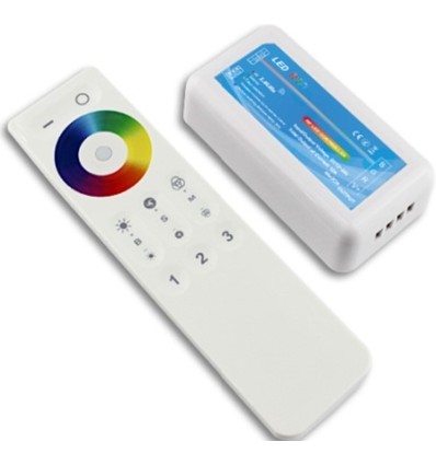Contrôleur RGB avec télécommande - RF sans fil, 12V (144W), 24V (288W)