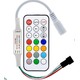Contrôleur RGBIC avec télécommande - télécommande slim sans fil RF