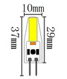 Ampoule LED G4 1,5W SILI1.5 - 12V/24V AC/DC