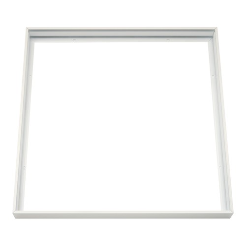 Cadre pour panneau LED 60x60 - Kit de montage rapide sans vis, bord blanc