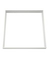 Cadre pour panneau LED 60x60 - Kit de montage rapide sans vis, bord blanc