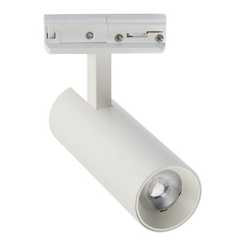 Spot sur rail monophasé 12W dimmable RA90 - Blanc, 1F3W