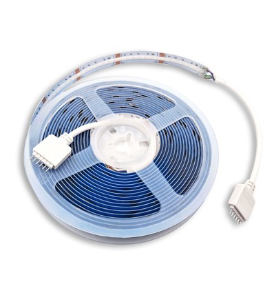 Ruban LED COB 5m 21W/m RGB+CCT RA90 - 24V DC, IP20, COB LED