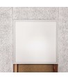 Cadre Troldtekt encastré 60x60 - Pour panneau LED, compatible avec Troldtekt sans ajustement, bord blanc