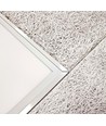 Outlet: Cadre Troldtekt encastré 120x60 - Pour panneau LED, compatible avec Troldtekt sans ajustement, bord blanc