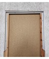 Cadre Troldtekt encastré 60x60 - Pour panneau LED, compatible avec Troldtekt sans ajustement, bord blanc