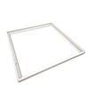 Cadre Troldtekt encastré 60x60 - Pour panneau LED, compatible avec Troldtekt sans ajustement, bord blanc
