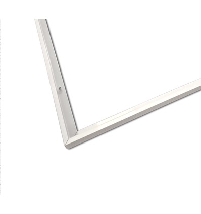 Outlet: Cadre Troldtekt encastré 120x60 - Pour panneau LED, compatible avec Troldtekt sans ajustement, bord blanc
