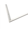 Outlet: Cadre Troldtekt encastré 120x60 - Pour panneau LED, compatible avec Troldtekt sans ajustement, bord blanc