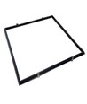 Cadre encastrable pour panneau LED 60x60 - Noir, nouveau modèle, compatible avec Troldtekt sans ajustement