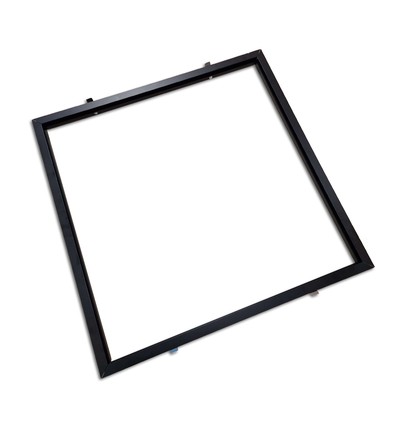 Cadre encastrable pour panneau LED 60x60 - Noir, nouveau modèle, compatible avec Troldtekt sans ajustement