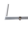 Cadre encastrable pour panneau LED 60x60 - Nouveau modèle, compatible avec Troldtekt sans ajustement, bord blanc