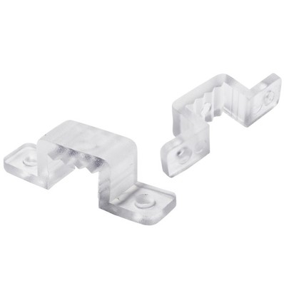 20 clips de montage étroits - pour Type Q, X-2 et bandes LED COB 230V ainsi que toutes les bandes LED IP68
