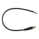 Connecteur mâle DC - Pour bandes LED, 5V-48V, noir
