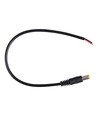 Connecteur mâle DC - Pour bandes LED, 5V-48V, noir
