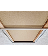 Cadre Troldtekt encastré 60x60 - Pour panneau LED, compatible avec Troldtekt sans ajustement, bord blanc