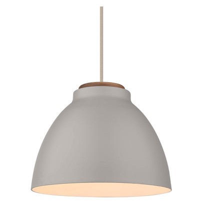 Halo Design - Suspension NIVÅ Ø24 E27, Gris / Bois