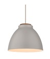 Halo Design - Suspension NIVÅ Ø24 E27, Gris / Bois