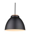 Halo Design - Suspension NIVÅ Ø24 E27, noir / bois