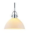 Halo Design - Suspension DENVER Ø26 verre opale/chrome