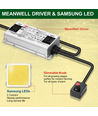 Lampe de croissance Samsung Quantum Board 105W - Spectre complet, variateur intégré, avec suspension, IP65