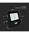 Projecteur LED 10W - IP65, avec détecteur, puce LED Samsung