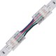 Raccord mince avec câble pour bande LED - 10mm, RGB, IP20, 5V-24V