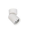 Spot de plafond LED GU10 - Blanc, orientable, montage en saillie, sans source lumineuse