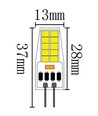 Ampoule LED G4 2,5W dimmable SILI2.5 - 12V/24V AC/DC