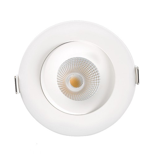 Spot encastrable extra-plat 7W Ø10cm dimmable RA93 - Découpe : Ø8,3 cm, Dimensions : Ø10 cm, CCT