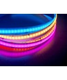 Ruban LED COB RGBIC 5m 16W/m - 24V DC, IP20, 630 LED par mètre, COB LED