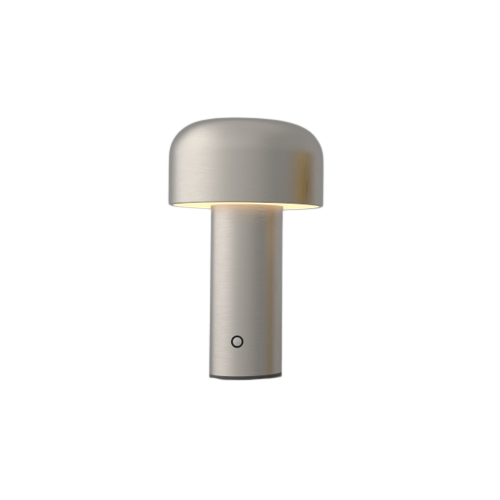 Lampe de table LEDlife Mushroom - Argent, rechargeable, tactile dimmable, IP20