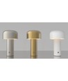 Lampe de table LEDlife Mushroom - Argent, rechargeable, tactile dimmable, IP20