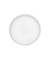 Plafonnier LED 24W - Ø29cm, hauteur : 3,8cm, bordure blanche