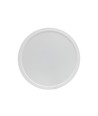 Plafonnier LED 24W - Ø29cm, hauteur : 3,8cm, bordure blanche