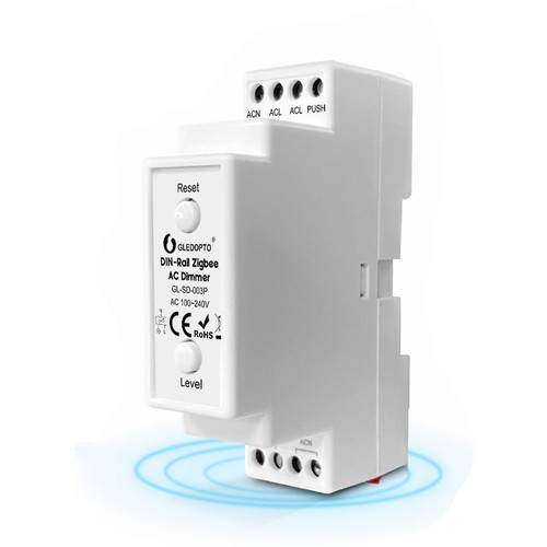 Module variateur Zigbee pour rail DIN - Gledopto, Zigbee 3.0, 200W