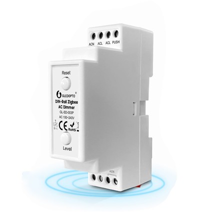 Module variateur Zigbee pour rail DIN - Gledopto, Zigbee 3.0, 200W