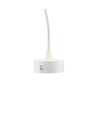 Chloe Slim GU11 - Base 250V IP20 40x500+1m Câble, Blanc, Angle de faisceau réglable, Sans source lumineuse