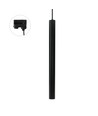 Suspension triphasée GU11/MR11 CHLOE SLIM - Sans source lumineuse, 250V, IP20, 40x50cm+1m de câble, Noir