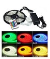 Kit RGB : bande LED 5m, étanche, 60 LED, 9,6W, contrôleur et transformateur