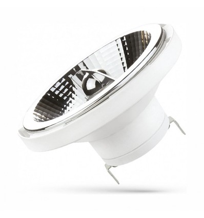 Spot LED G53 15W - 12V, AR111, Blanc